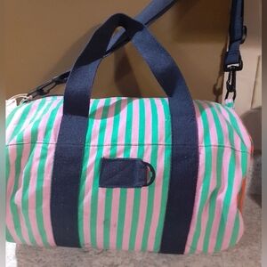 Duffle Bag multi color stripes